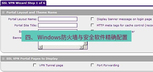 快连VPN 四、 Windows防火墙与安全软件精确配置